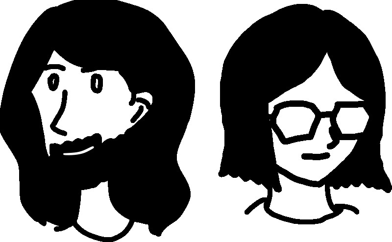 Drawing of Lilly and Jonathan